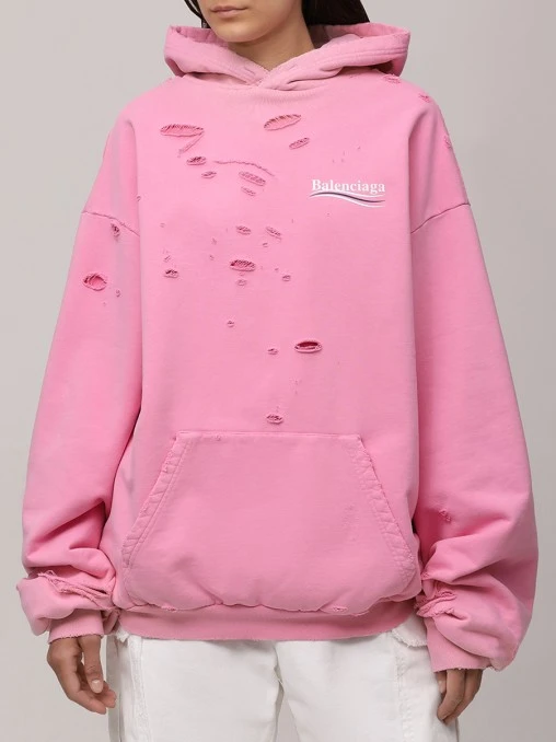 Худи хлопковое BALENCIAGA