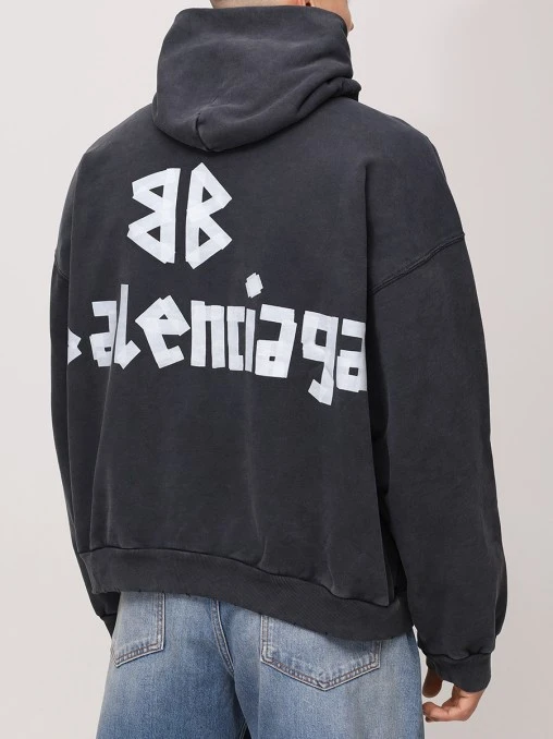 Худи хлопковое BALENCIAGA