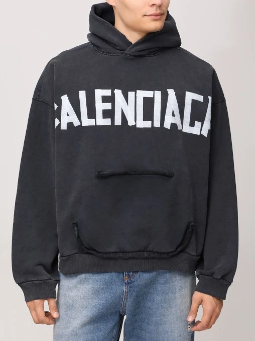 Худи хлопковое BALENCIAGA