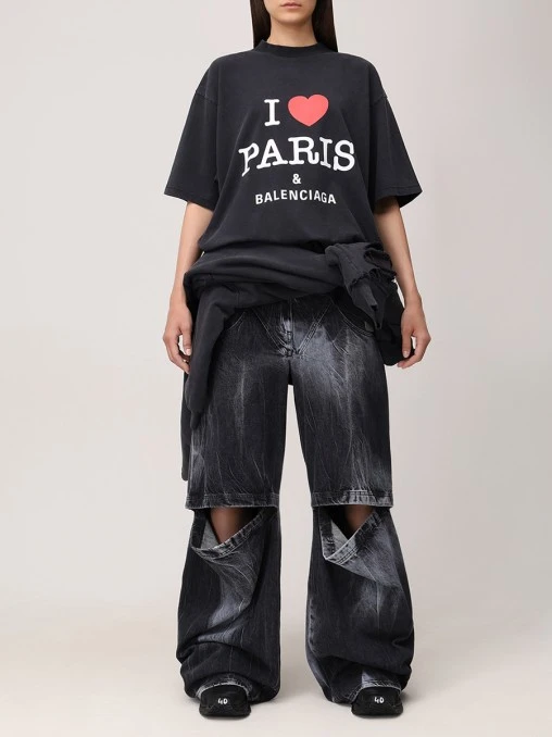 Футболка хлопковая BALENCIAGA