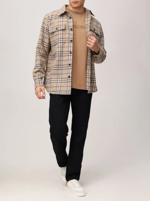 Рубашка шерстяная BURBERRY