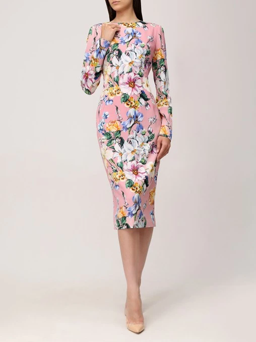 Платье шелковое DOLCE & GABBANA