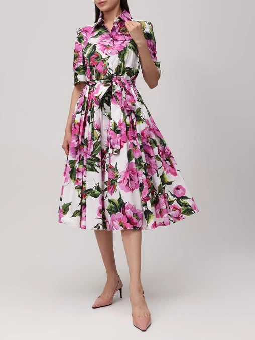 Платье хлопковое DOLCE & GABBANA