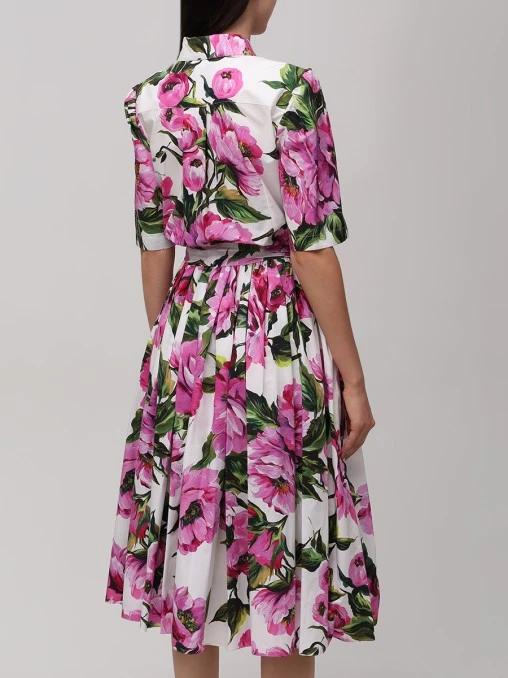 Платье хлопковое DOLCE & GABBANA