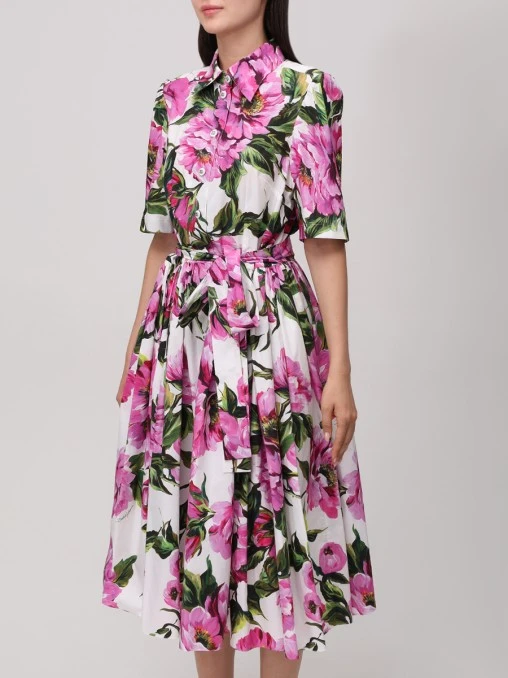 Платье хлопковое DOLCE & GABBANA