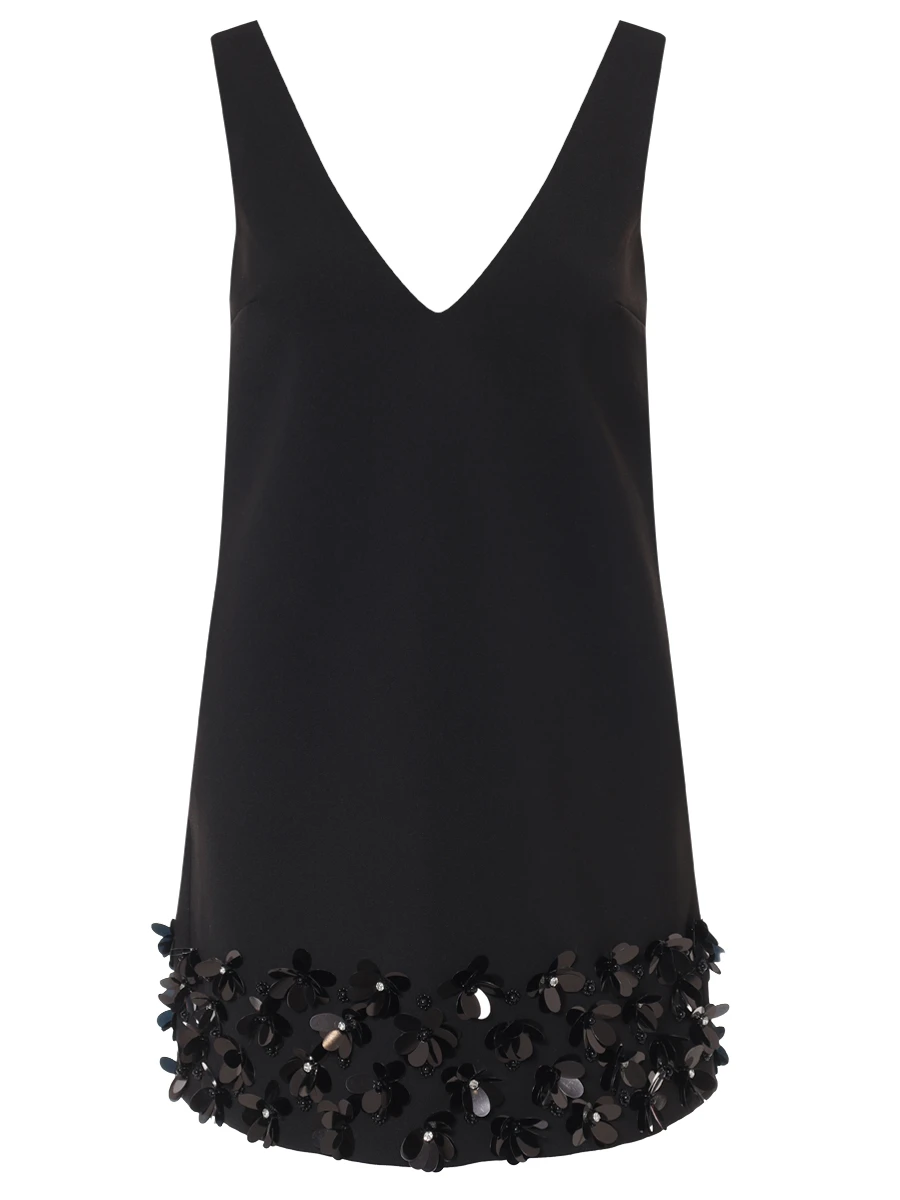 Платье однотонное