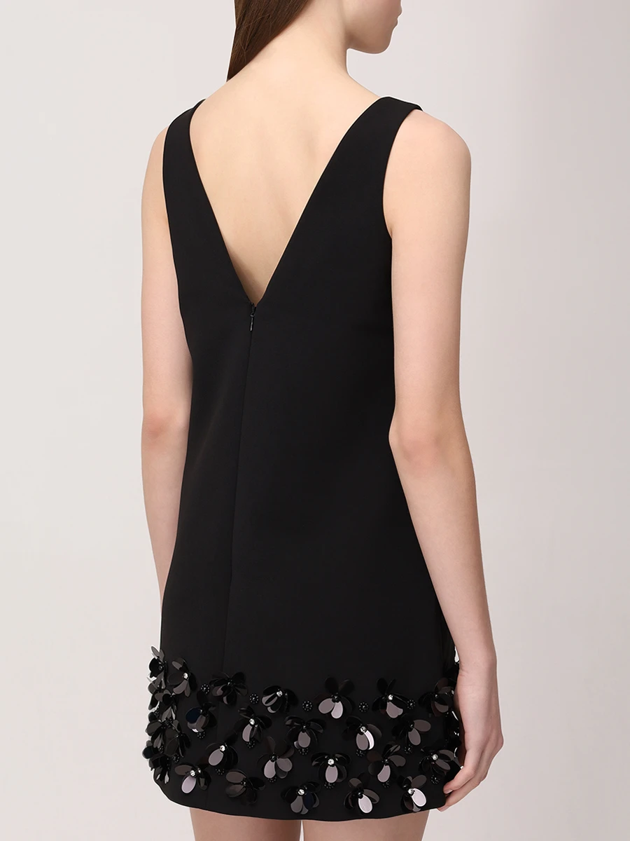 Платье однотонное