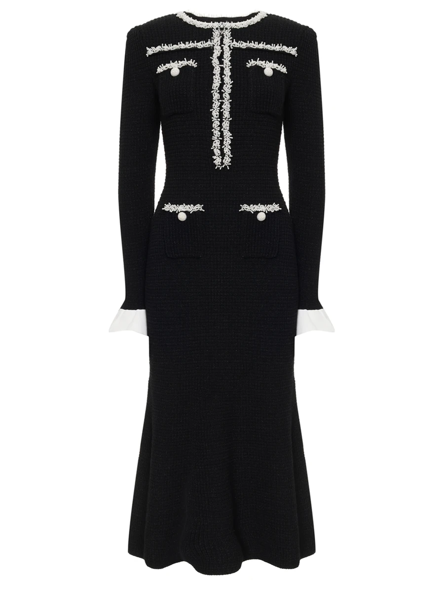 Платье с люрексом