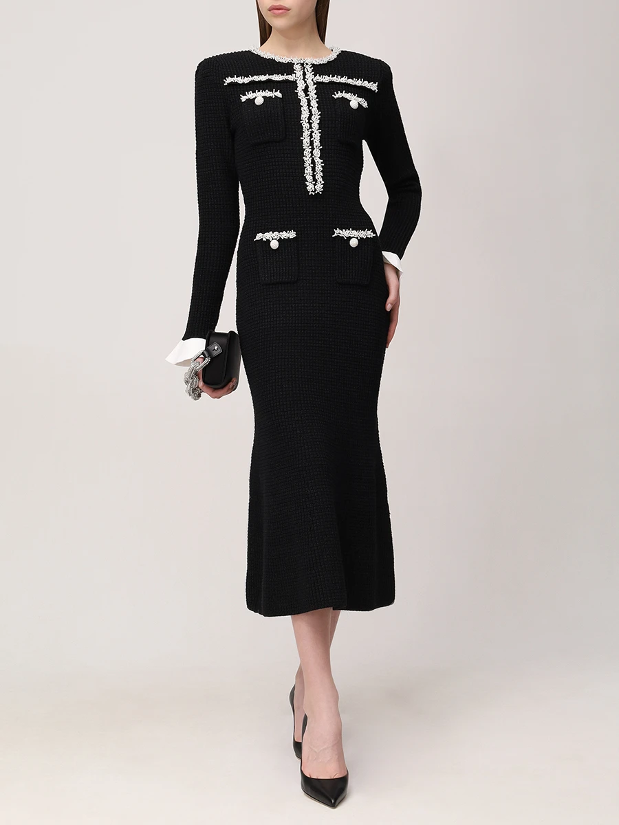 Платье с люрексом