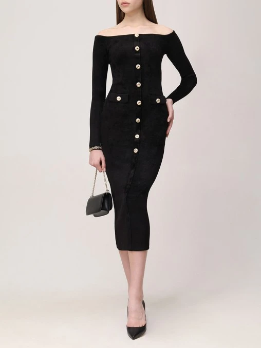 Платье из вискозы SELF-PORTRAIT