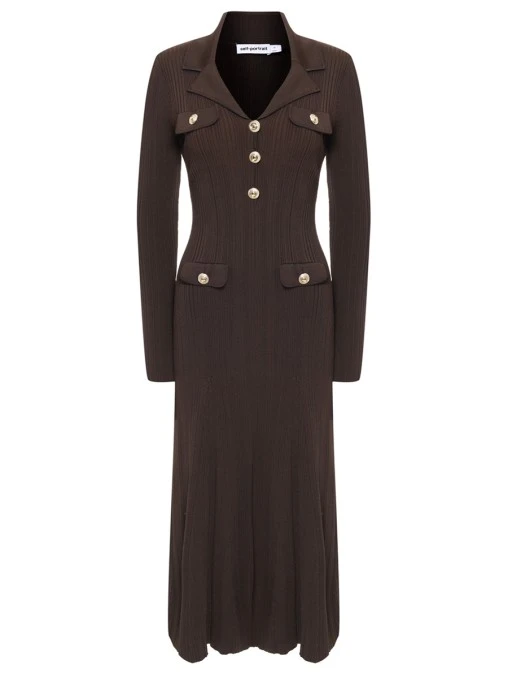 Платье из вискозы SELF-PORTRAIT