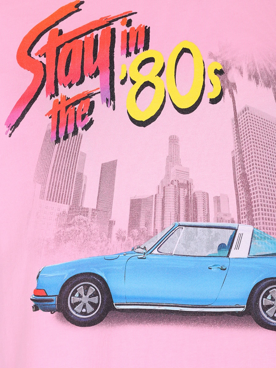 Футболка хлопковая с принтом