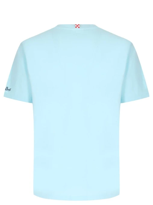 Футболка хлопковая с принтом MC2 SAINT BARTH