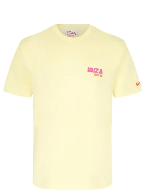 Футболка хлопковая с принтом MC2 SAINT BARTH