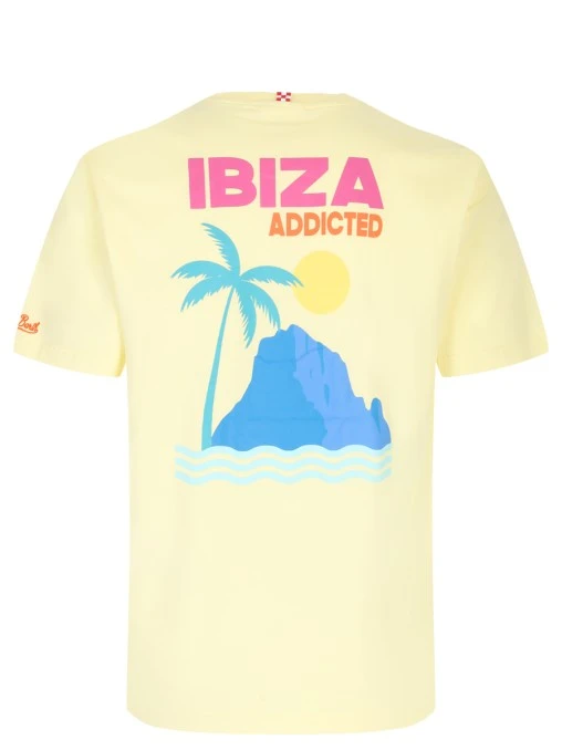 Футболка хлопковая с принтом MC2 SAINT BARTH