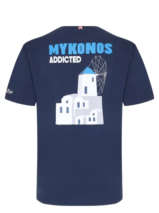 Футболка хлопковая с принтом MC2 SAINT BARTH