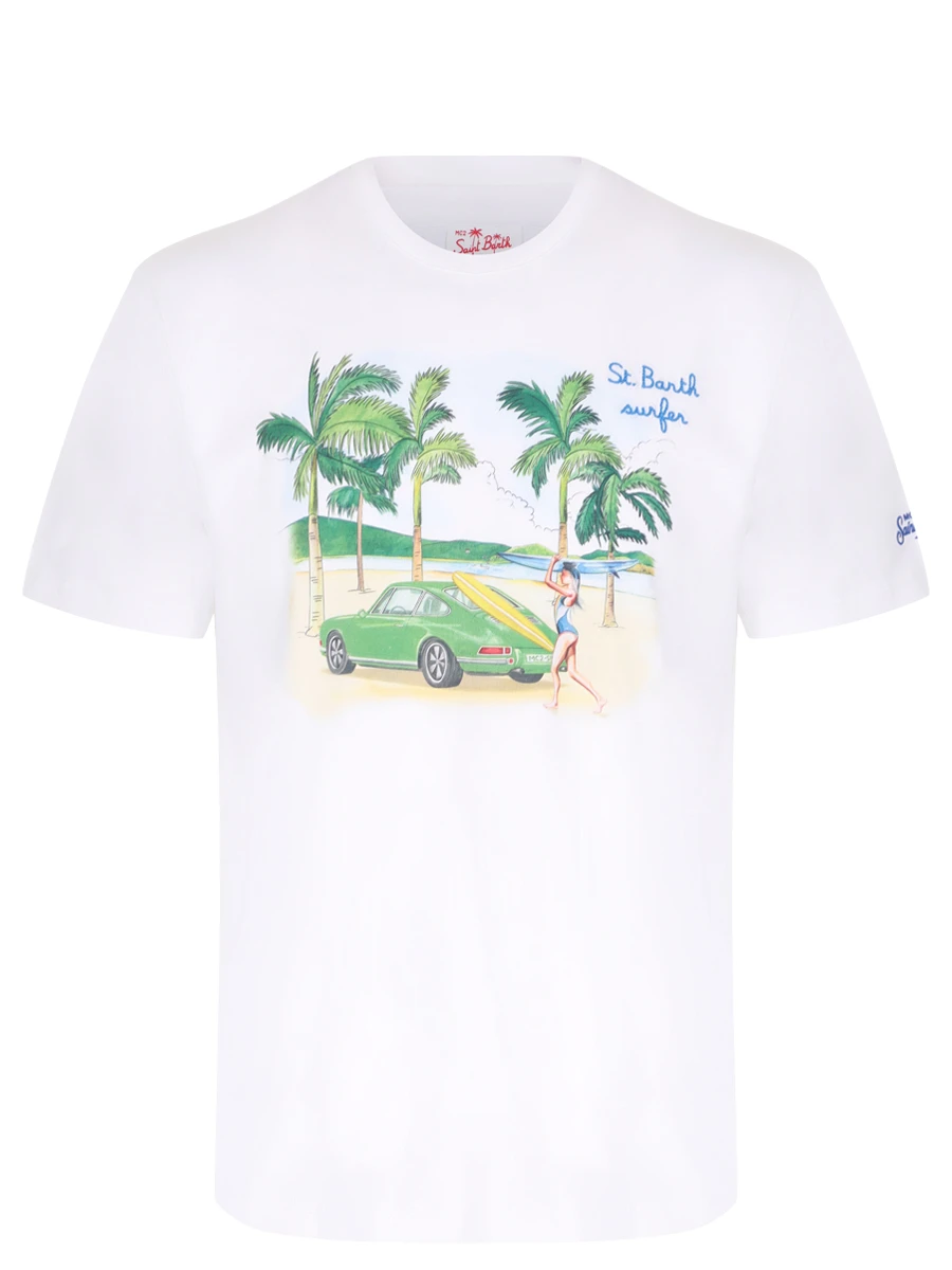 Футболка хлопковая с принтом