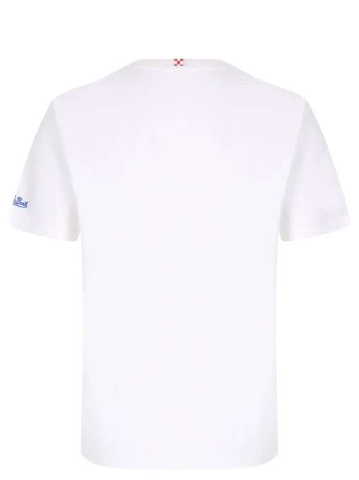 Футболка хлопковая с принтом MC2 SAINT BARTH