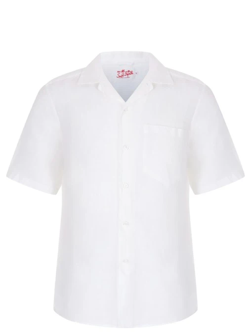 Рубашка Regular Fit льняная MC2 SAINT BARTH