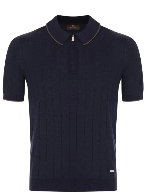 Поло шелковое ENRICO MANDELLI