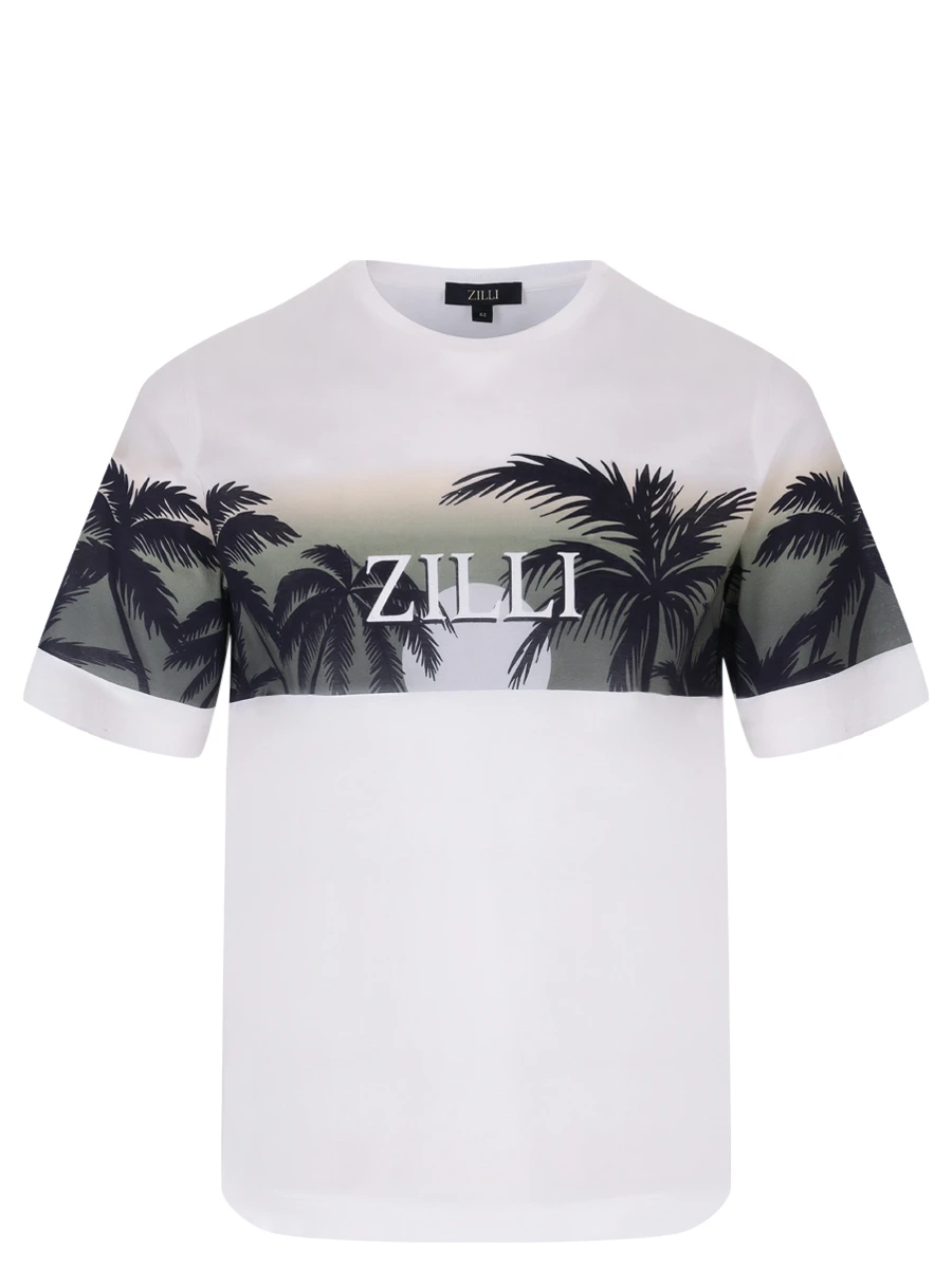 Футболка хлопковая с принтом