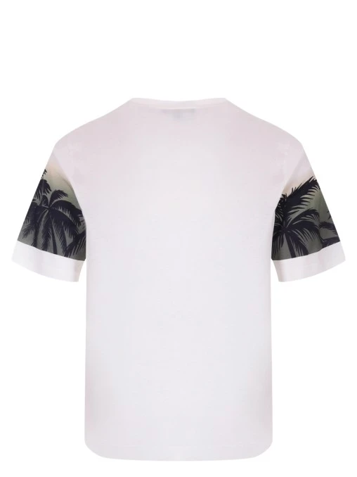 Футболка хлопковая с принтом ZILLI