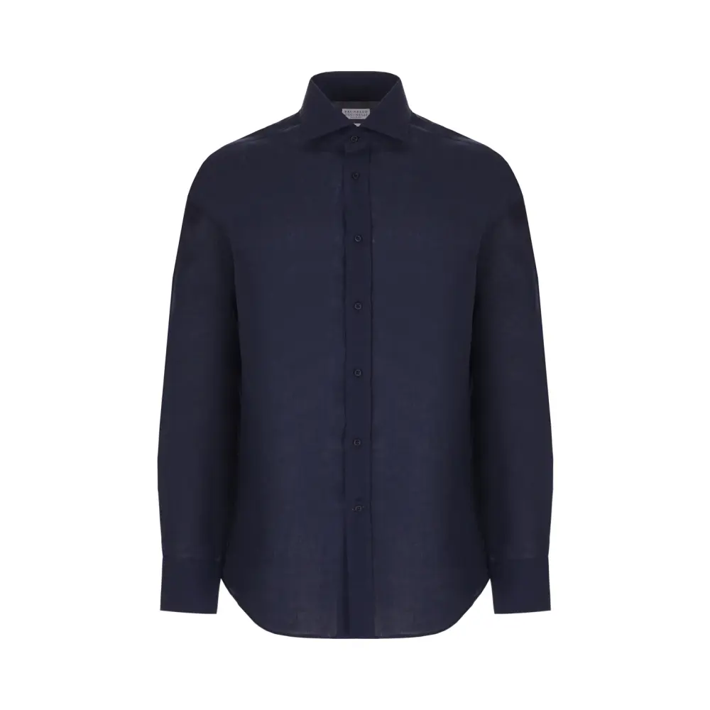 Рубашка Slim Fit льняная