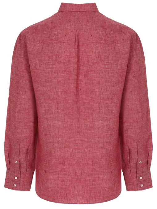 Рубашка Slim Fit льняная BRUNELLO CUCINELLI