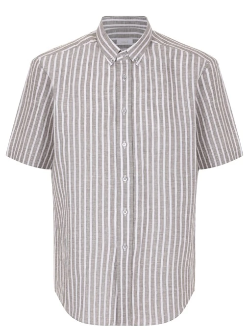 Рубашка Slim Fit льняная ZILLI