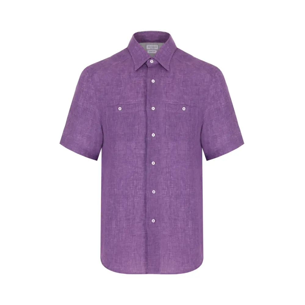 Рубашка Regular Fit льняная