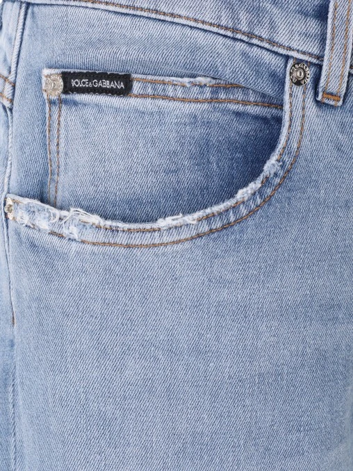 Джинсы Regular Fit хлопковые DOLCE & GABBANA