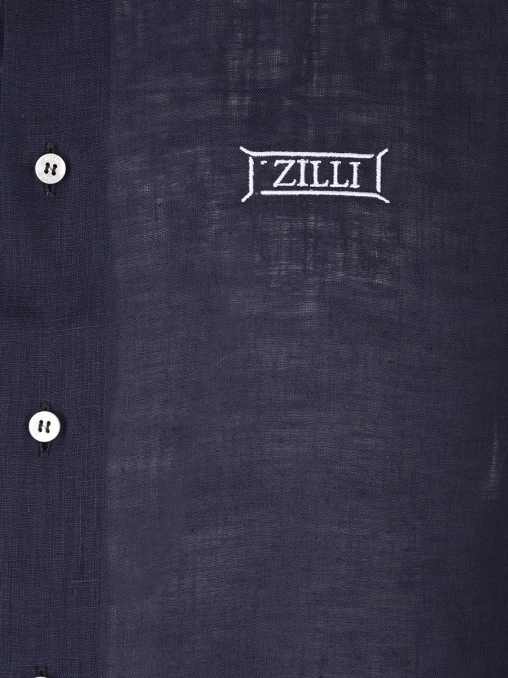 Рубашка Slim Fit льняная ZILLI