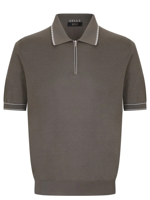 Поло однотонное ZILLI