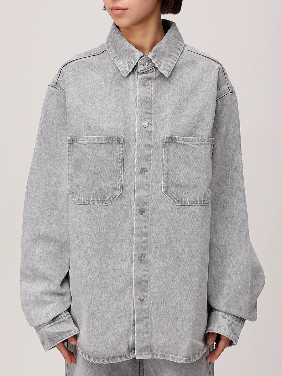 Рубашка джинсовая