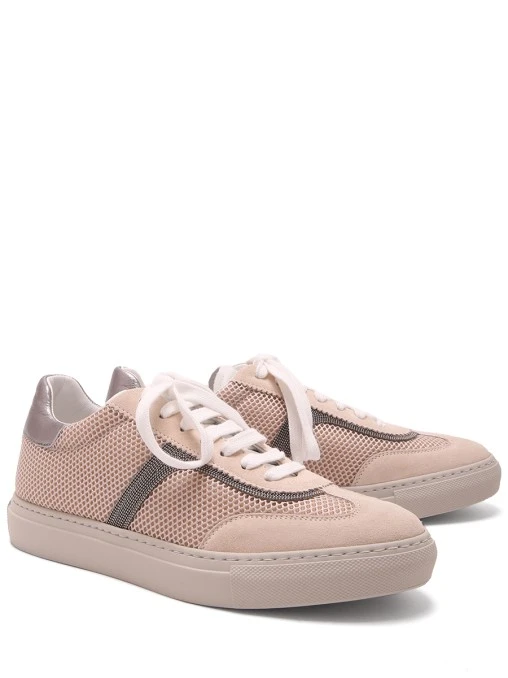 Кеды комбинированные BRUNELLO CUCINELLI