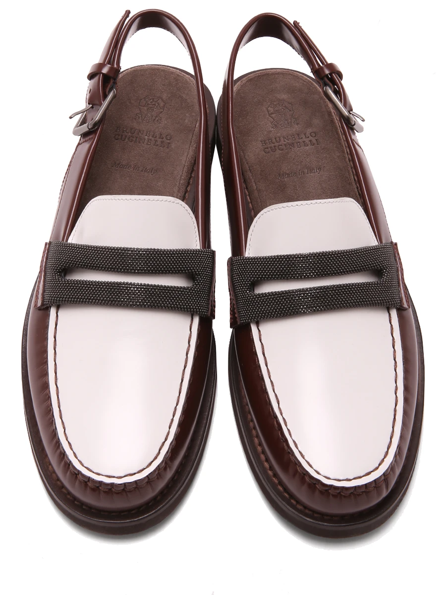 Лоферы кожаные