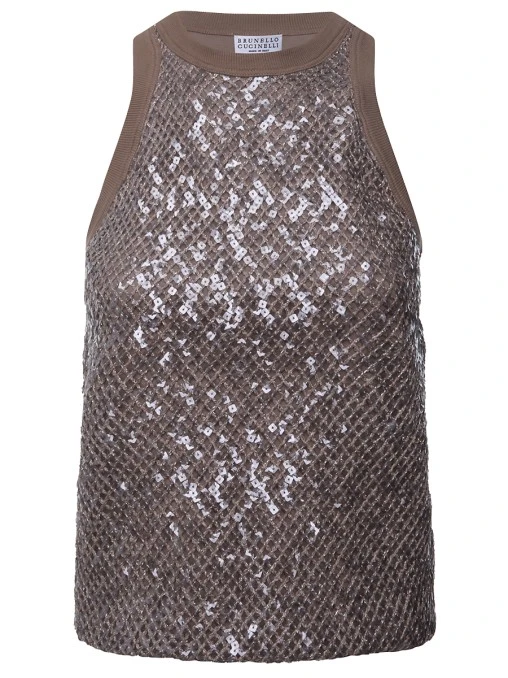 Топ хлопковый BRUNELLO CUCINELLI