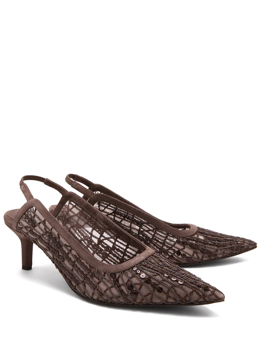 Туфли с пайетками