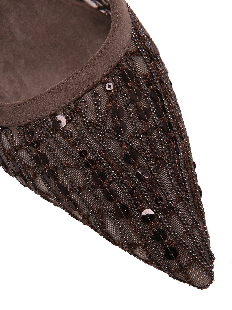 Туфли с пайетками