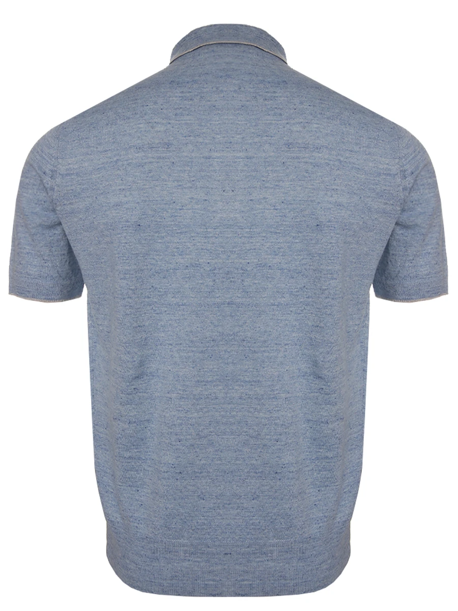 Поло изо льна и хлопка