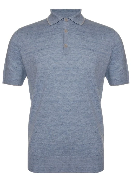 Поло изо льна и хлопка PANICALE