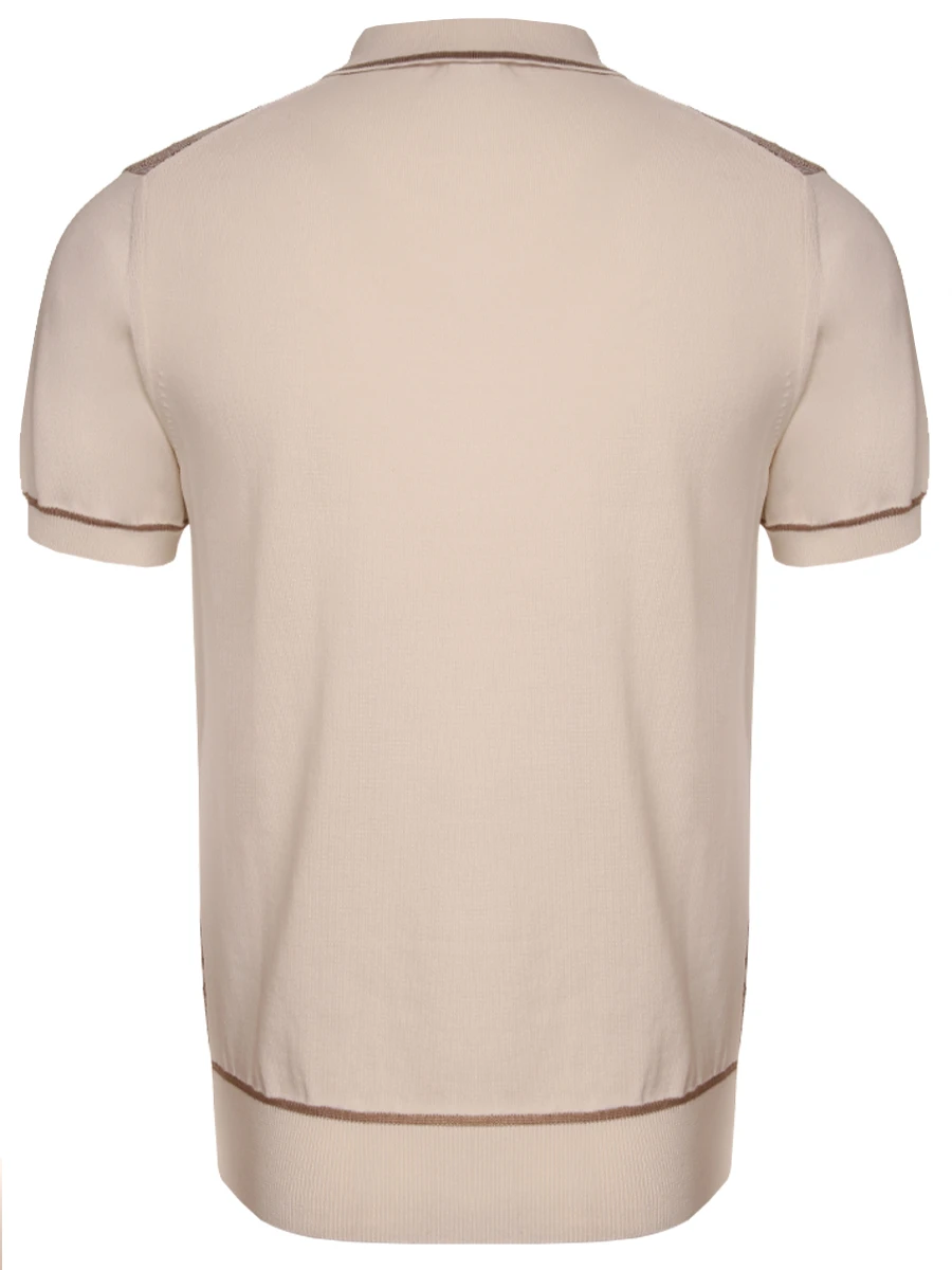 Поло из хлопка и шелка