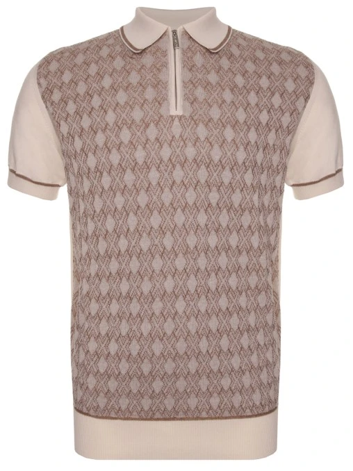 Поло из хлопка и шелка PANICALE