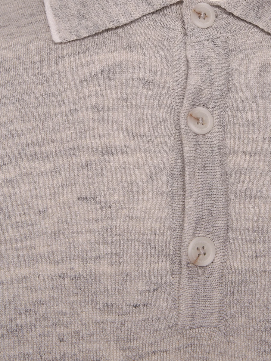 Поло изо льна и хлопка