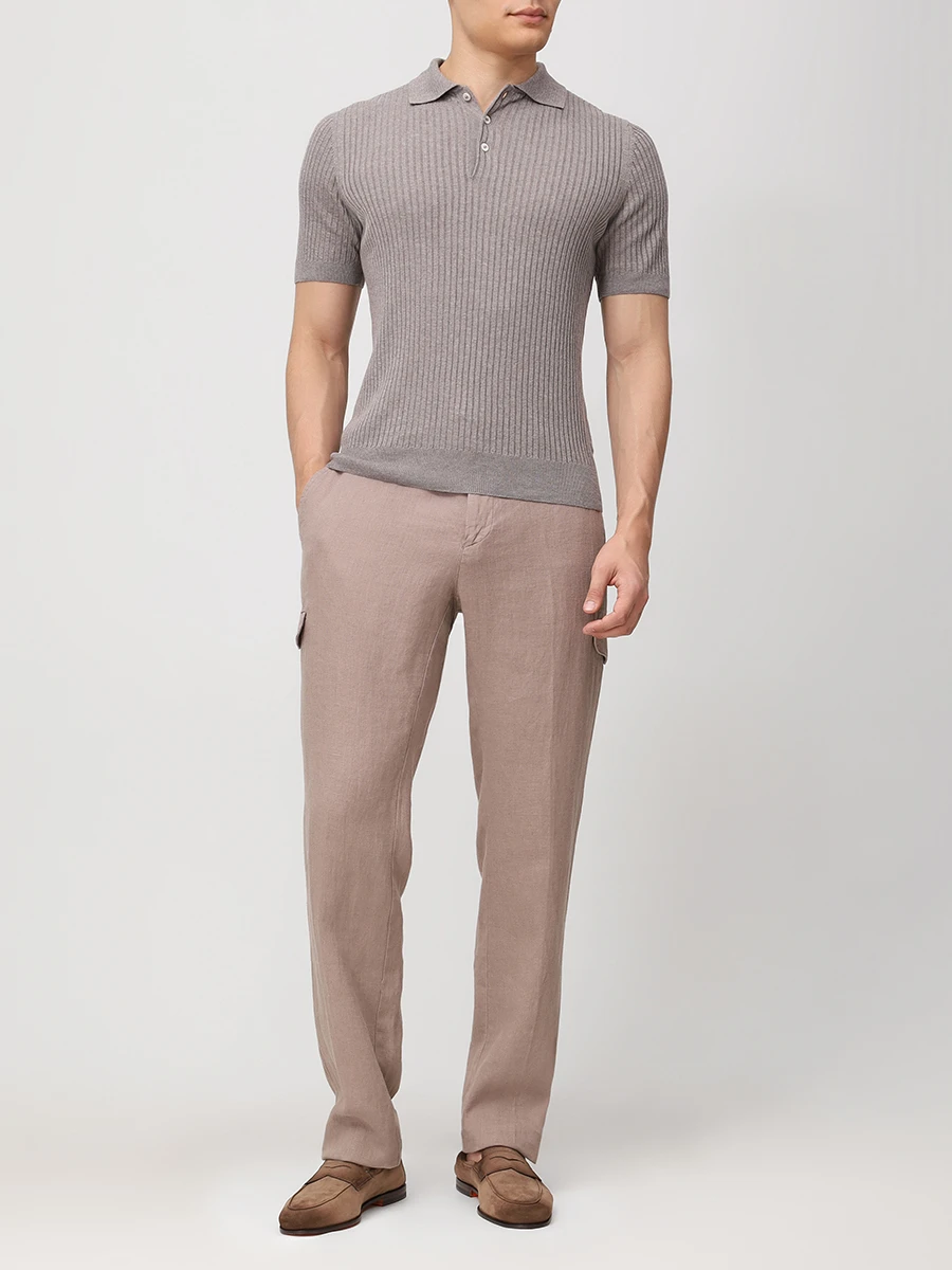 Брюки льняные