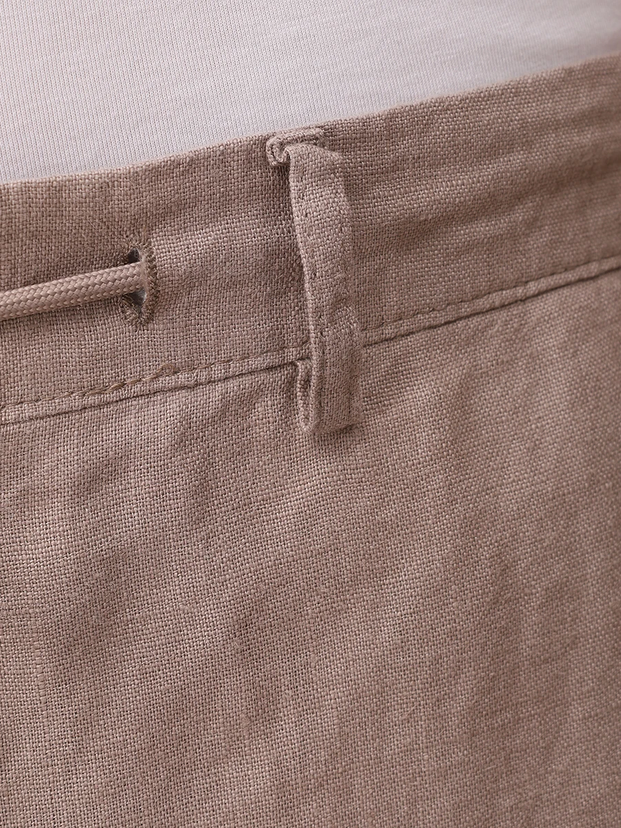 Брюки льняные