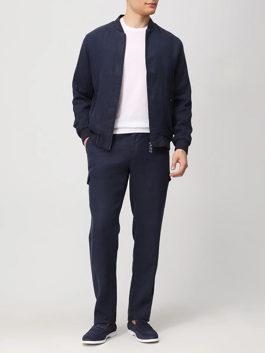 Брюки льняные