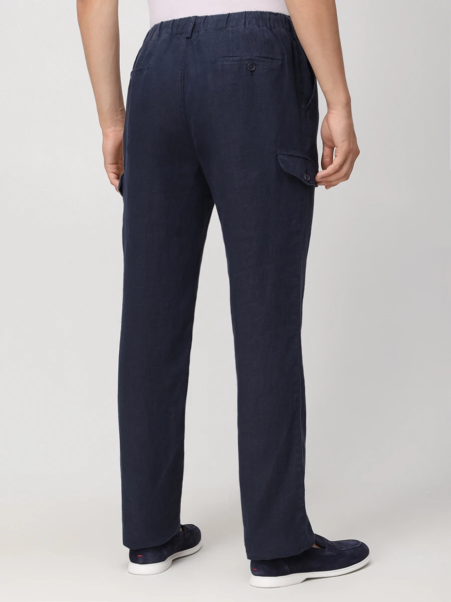 Брюки льняные