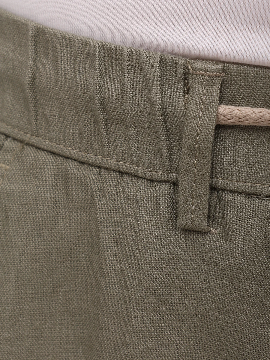 Брюки льняные