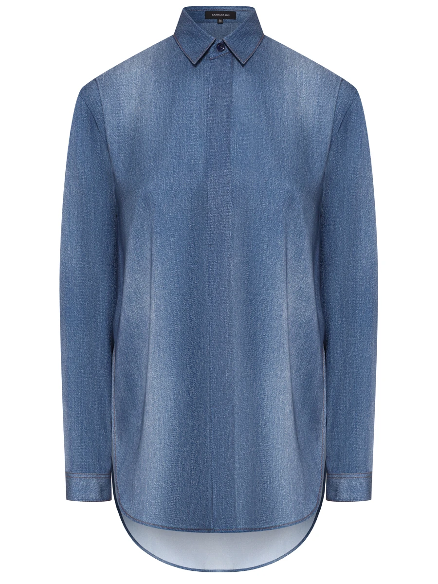 Рубашка однотонная